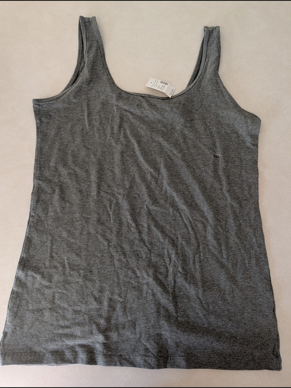 Maurices Dark Gray Scoop Neck Tank Top
